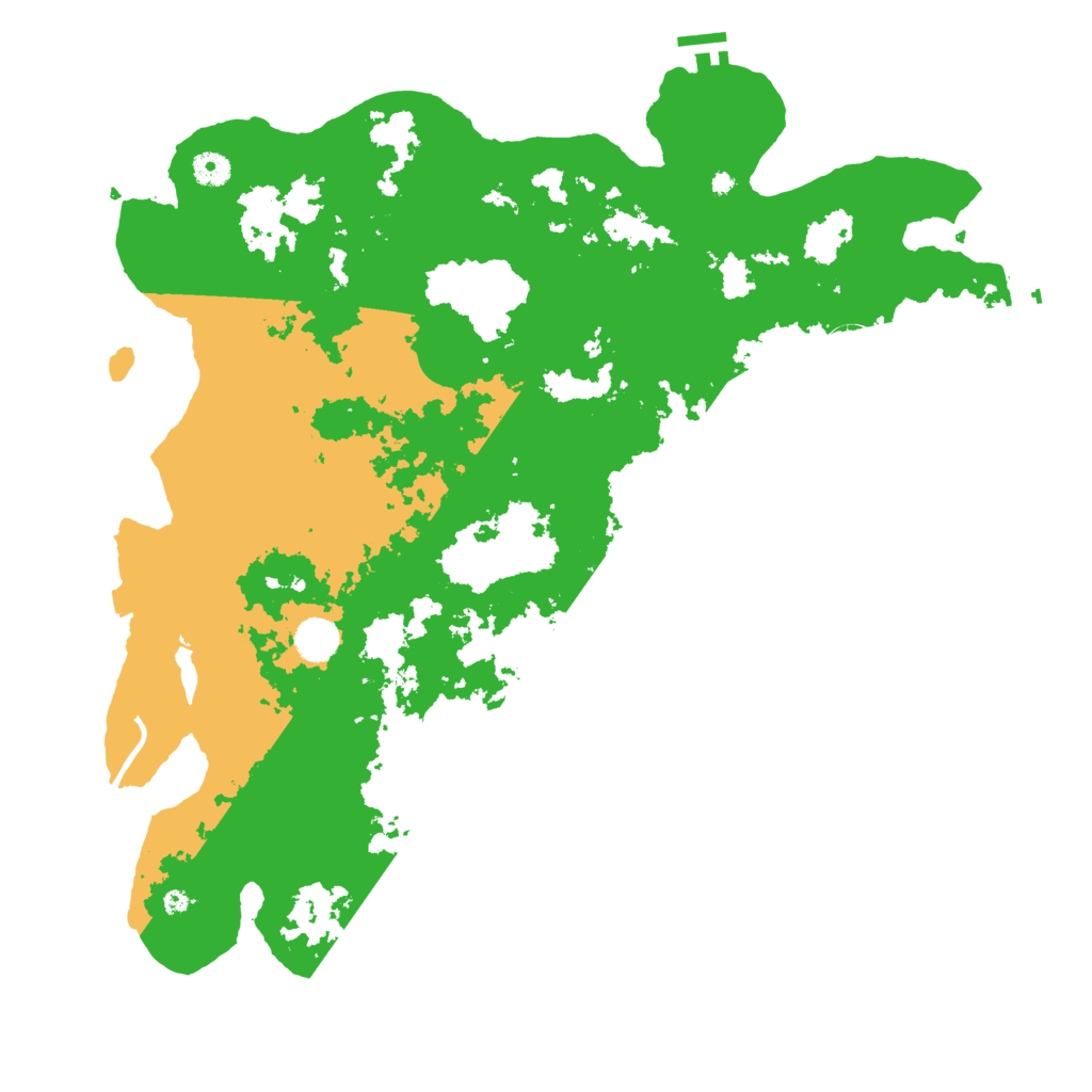 Biome Rust Map: Procedural Map, Size: 4500, Seed: 84217