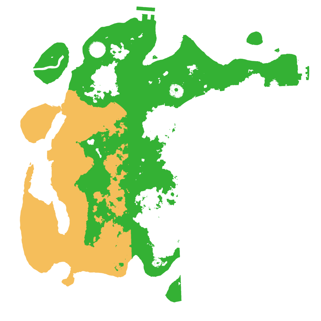 Biome Rust Map: Procedural Map, Size: 3500, Seed: 841456069