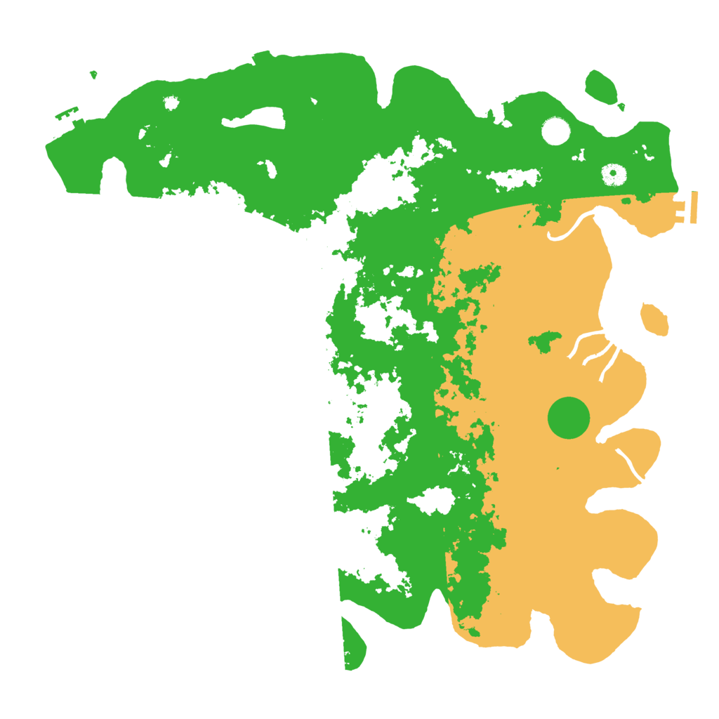 Biome Rust Map: Procedural Map, Size: 4500, Seed: 1042417133