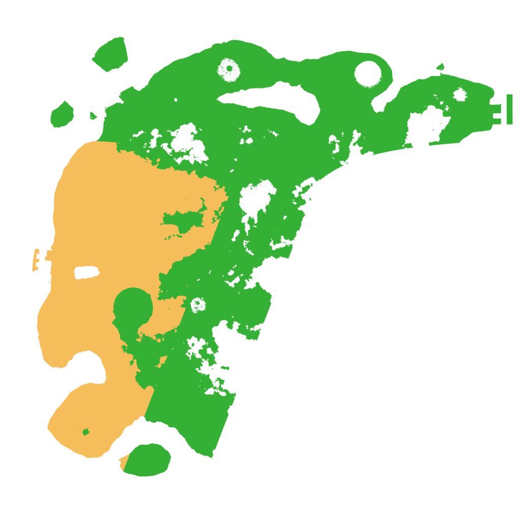 Biome Rust Map: Procedural Map, Size: 3500, Seed: 36734355