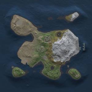 Thumbnail Rust Map: Procedural Map, Size: 2000, Seed: 1565199425, 6 Monuments