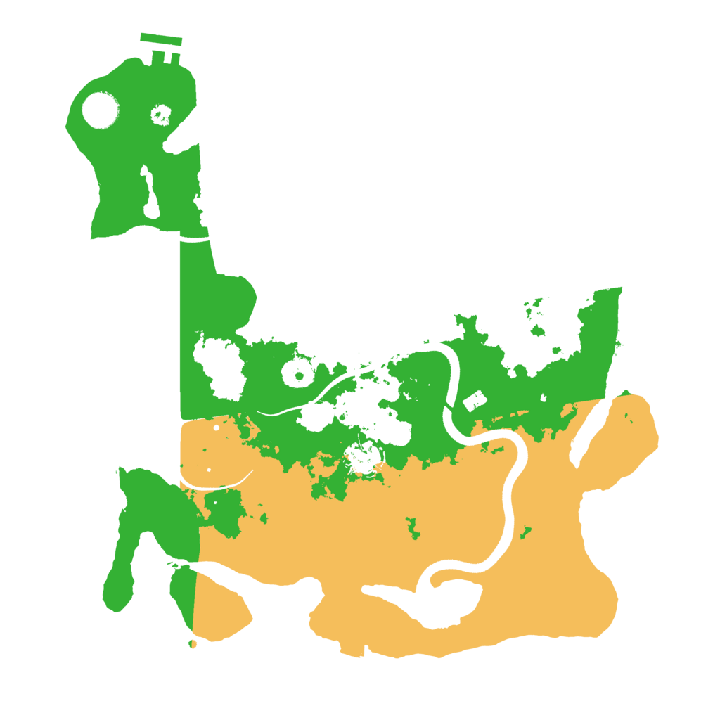 Biome Rust Map: Procedural Map, Size: 3500, Seed: 1879314021
