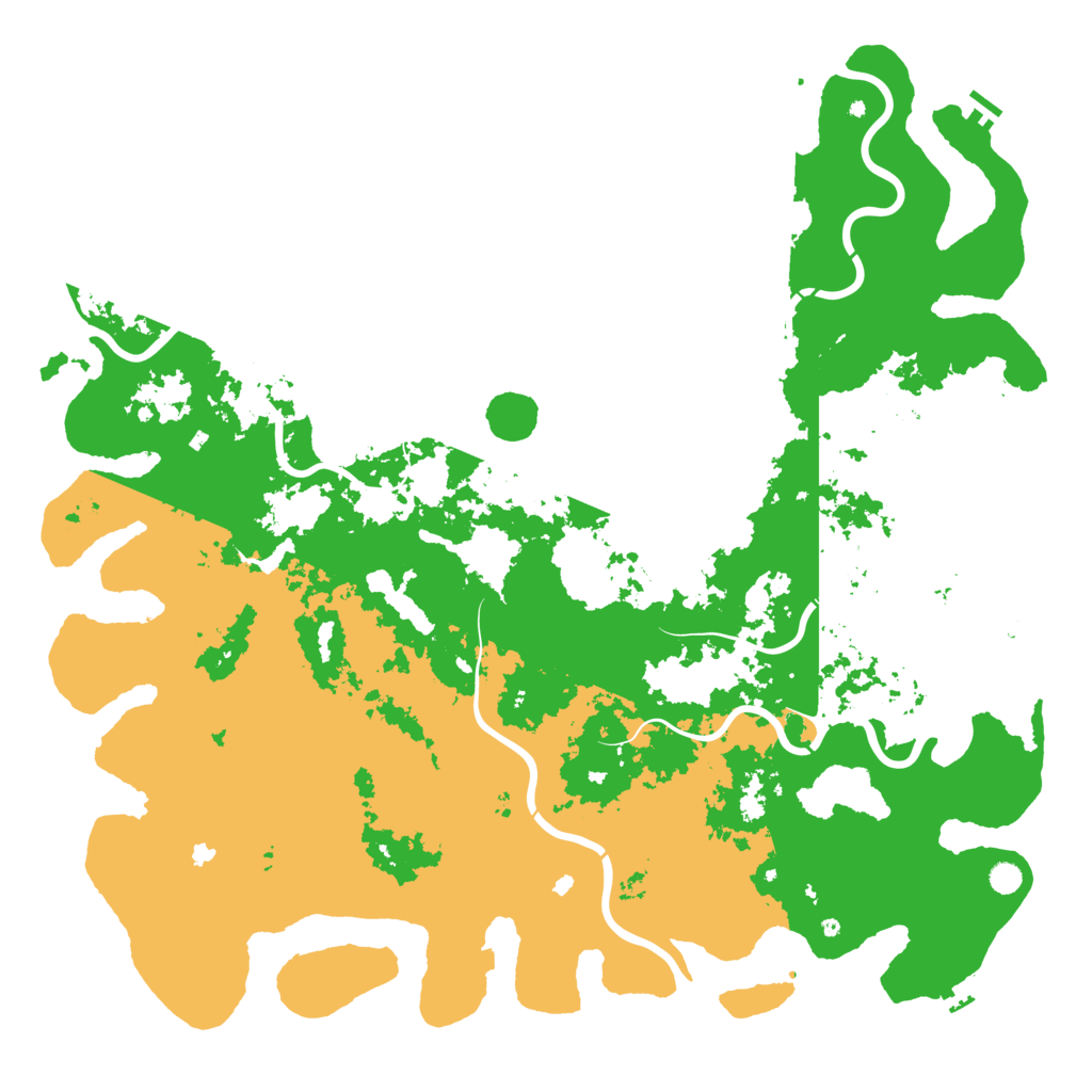 Biome Rust Map: Procedural Map, Size: 6000, Seed: 1846055333