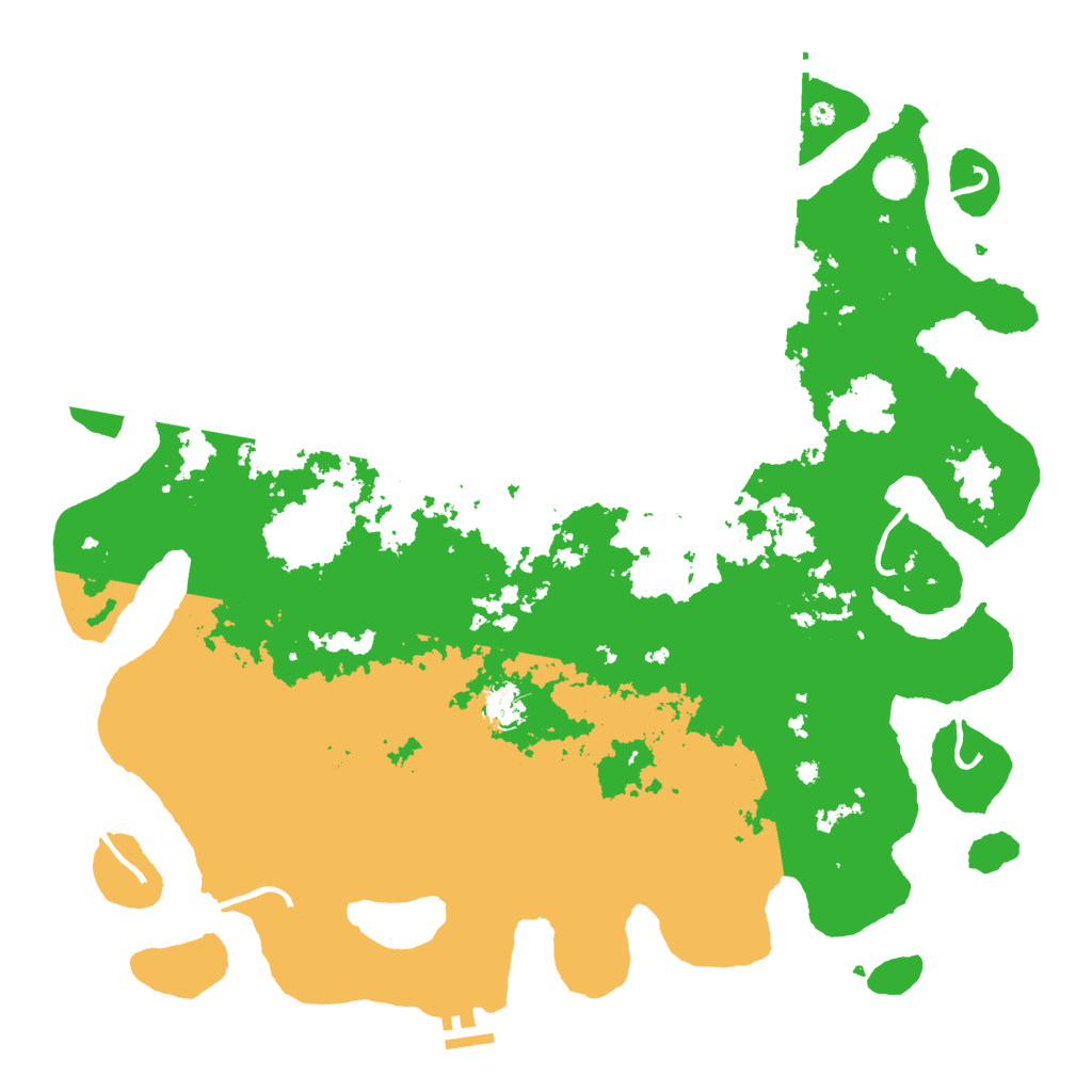 Biome Rust Map: Procedural Map, Size: 4500, Seed: 1918205287
