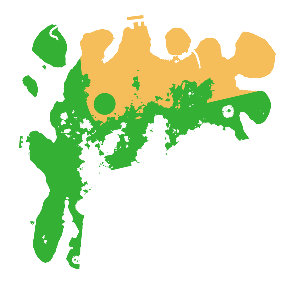 Biome Rust Map: Procedural Map, Size: 3600, Seed: 843721732