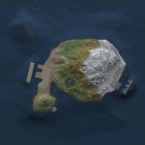 Thumbnail Rust Map: Procedural Map, Size: 1453, Seed: 1966792419, 5 Monuments