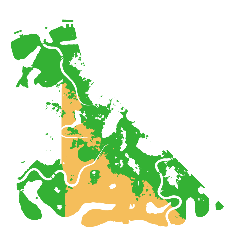 Biome Rust Map: Procedural Map, Size: 4500, Seed: 633304590