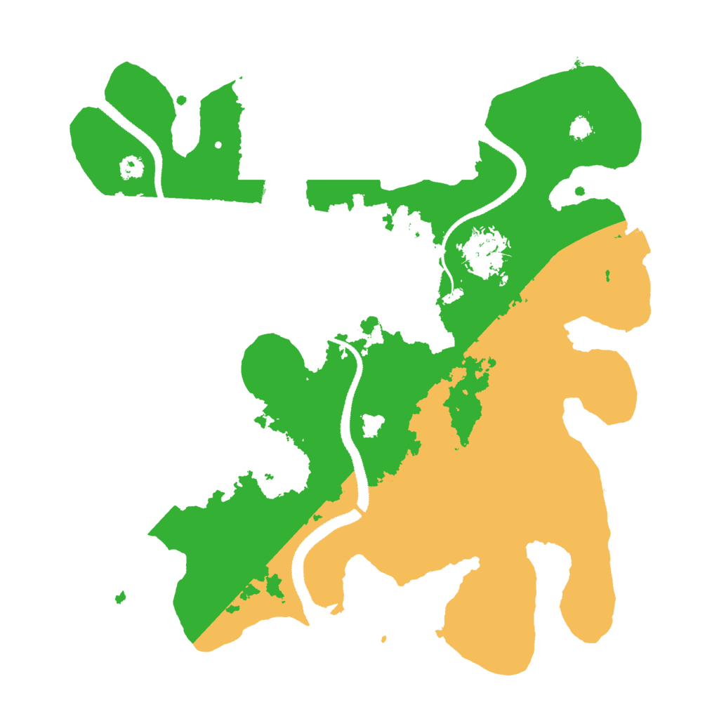 Biome Rust Map: Procedural Map, Size: 3000, Seed: 1374827787