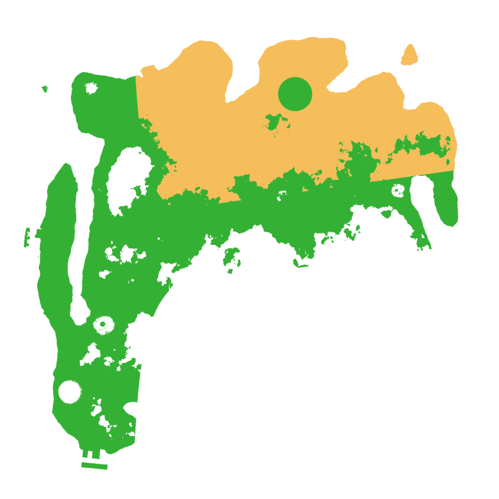 Biome Rust Map: Procedural Map, Size: 3875, Seed: 316209579