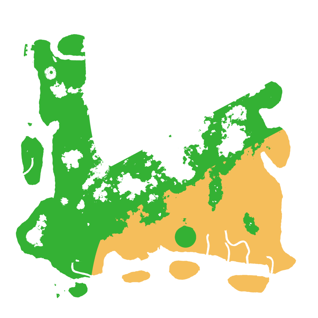 Biome Rust Map: Procedural Map, Size: 3950, Seed: 57958332