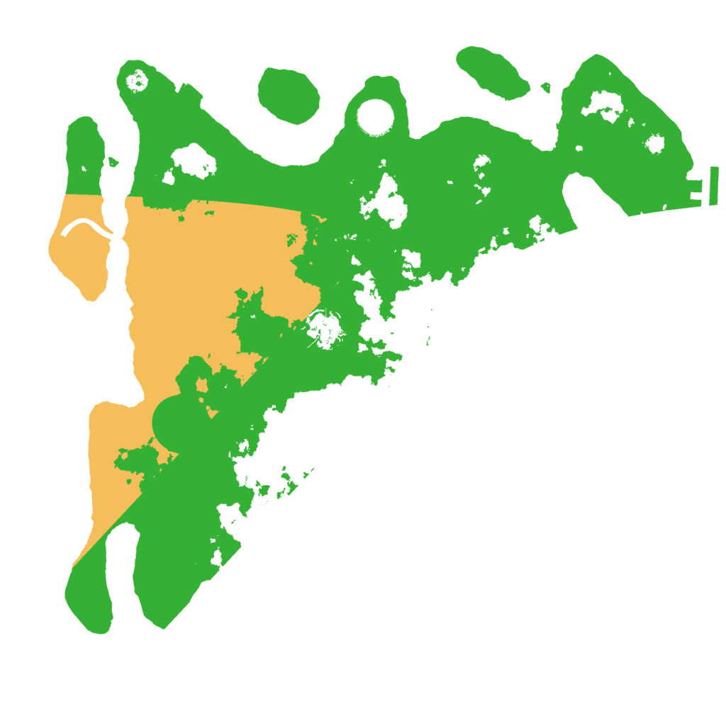 Biome Rust Map: Procedural Map, Size: 3500, Seed: 501061188
