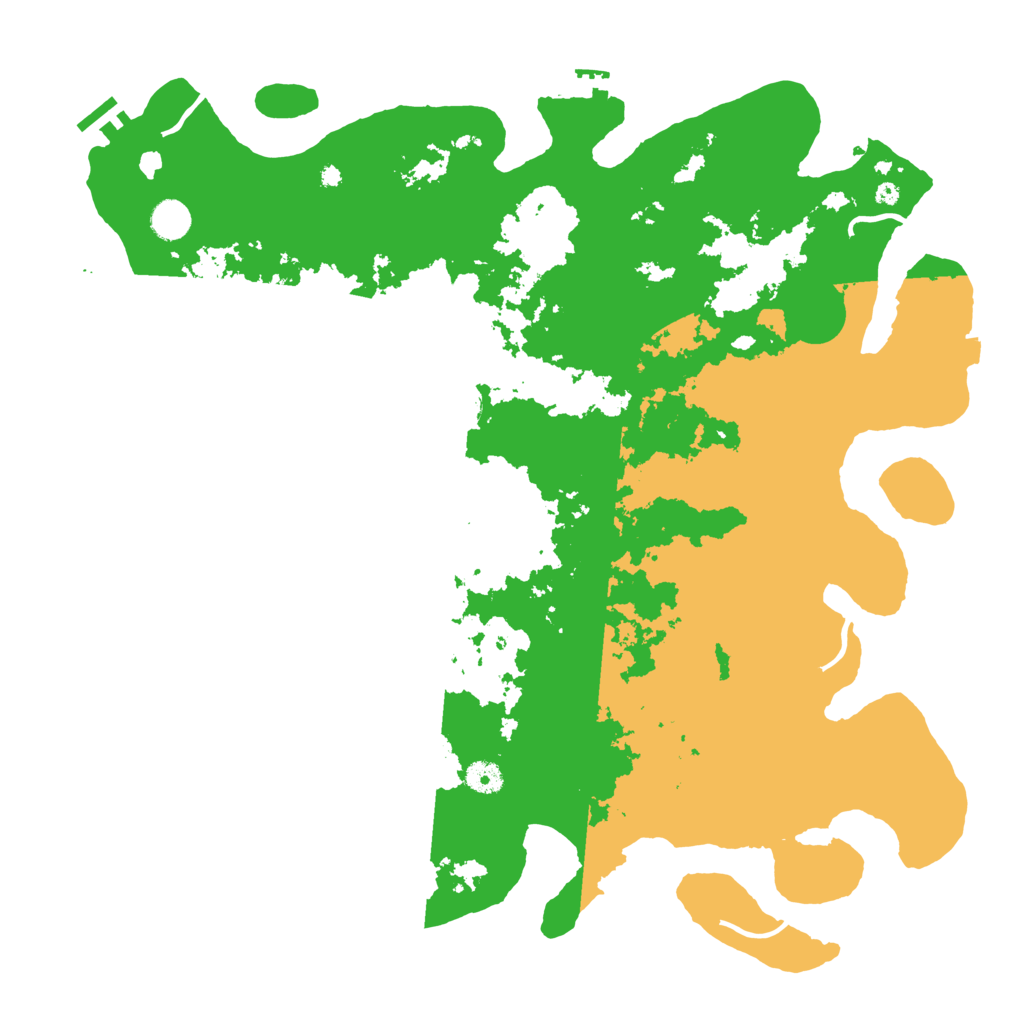 Biome Rust Map: Procedural Map, Size: 4500, Seed: 1999215891