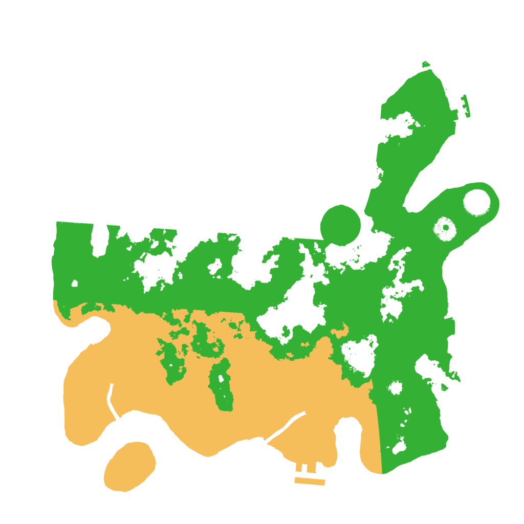 Biome Rust Map: Procedural Map, Size: 3500, Seed: 1983020866