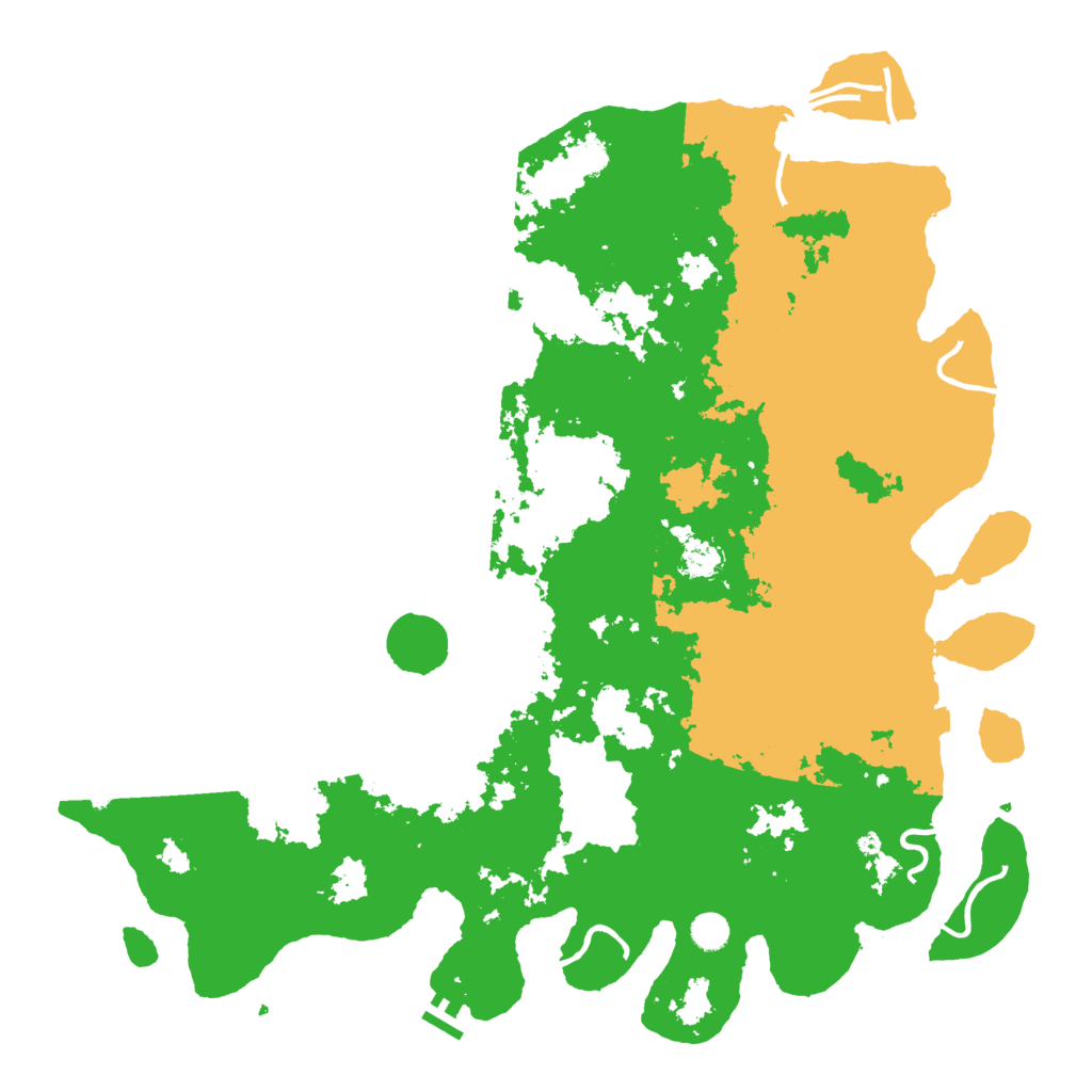 Biome Rust Map: Procedural Map, Size: 5000, Seed: 51490564