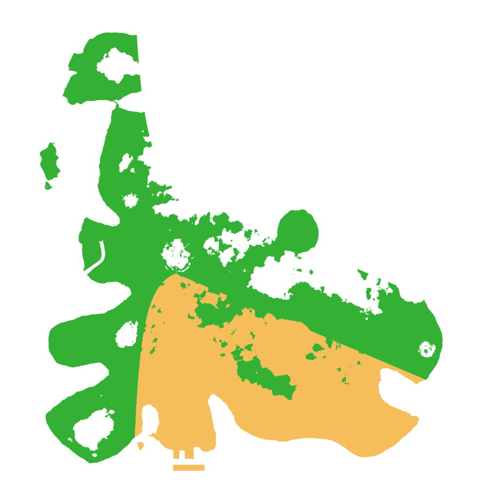 Biome Rust Map: Procedural Map, Size: 3250, Seed: 1058434242