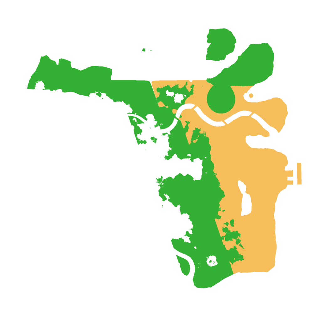 Biome Rust Map: Procedural Map, Size: 3000, Seed: 2115075321