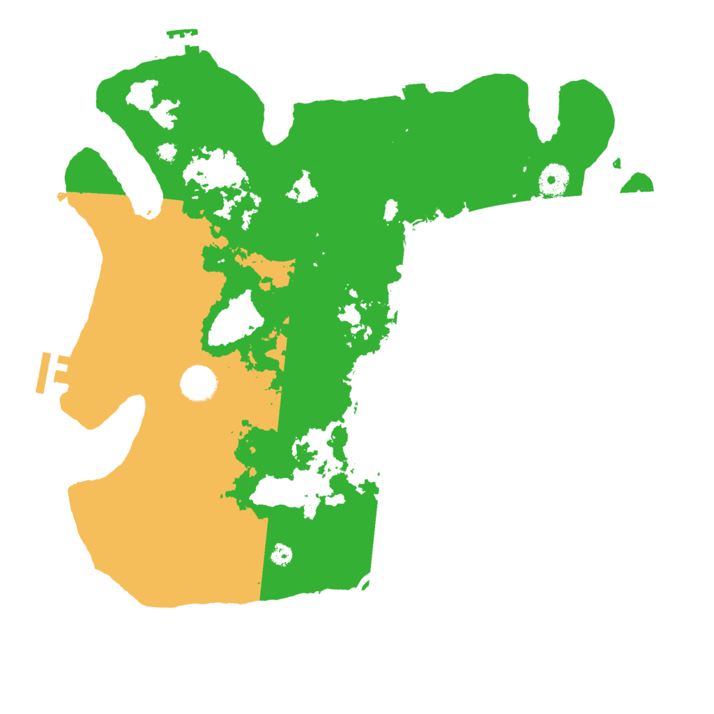 Biome Rust Map: Procedural Map, Size: 3500, Seed: 5719