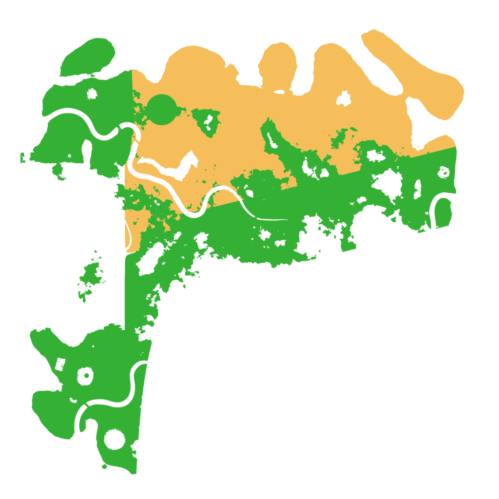 Biome Rust Map: Procedural Map, Size: 4250, Seed: 88395275