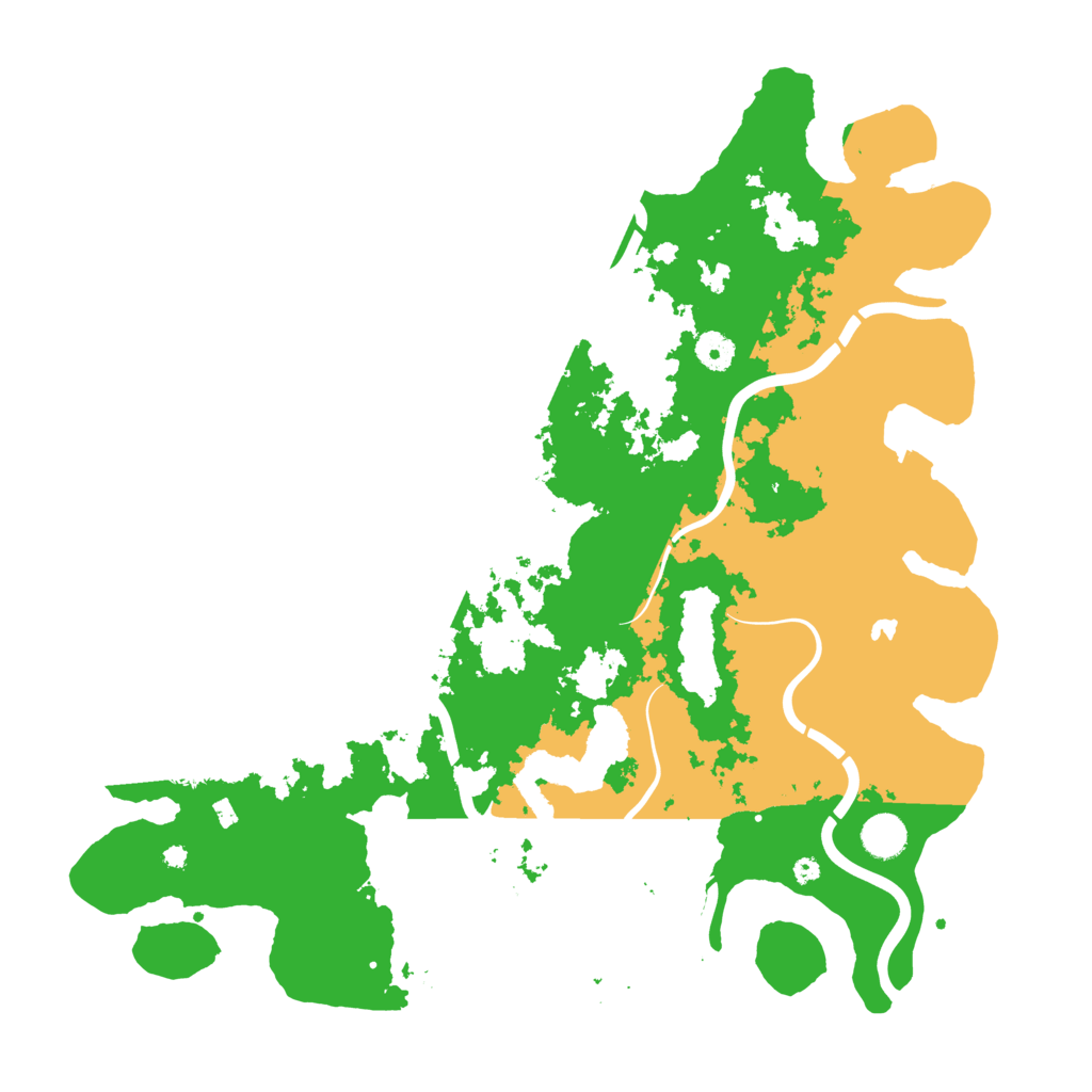 Biome Rust Map: Procedural Map, Size: 4250, Seed: 89874561