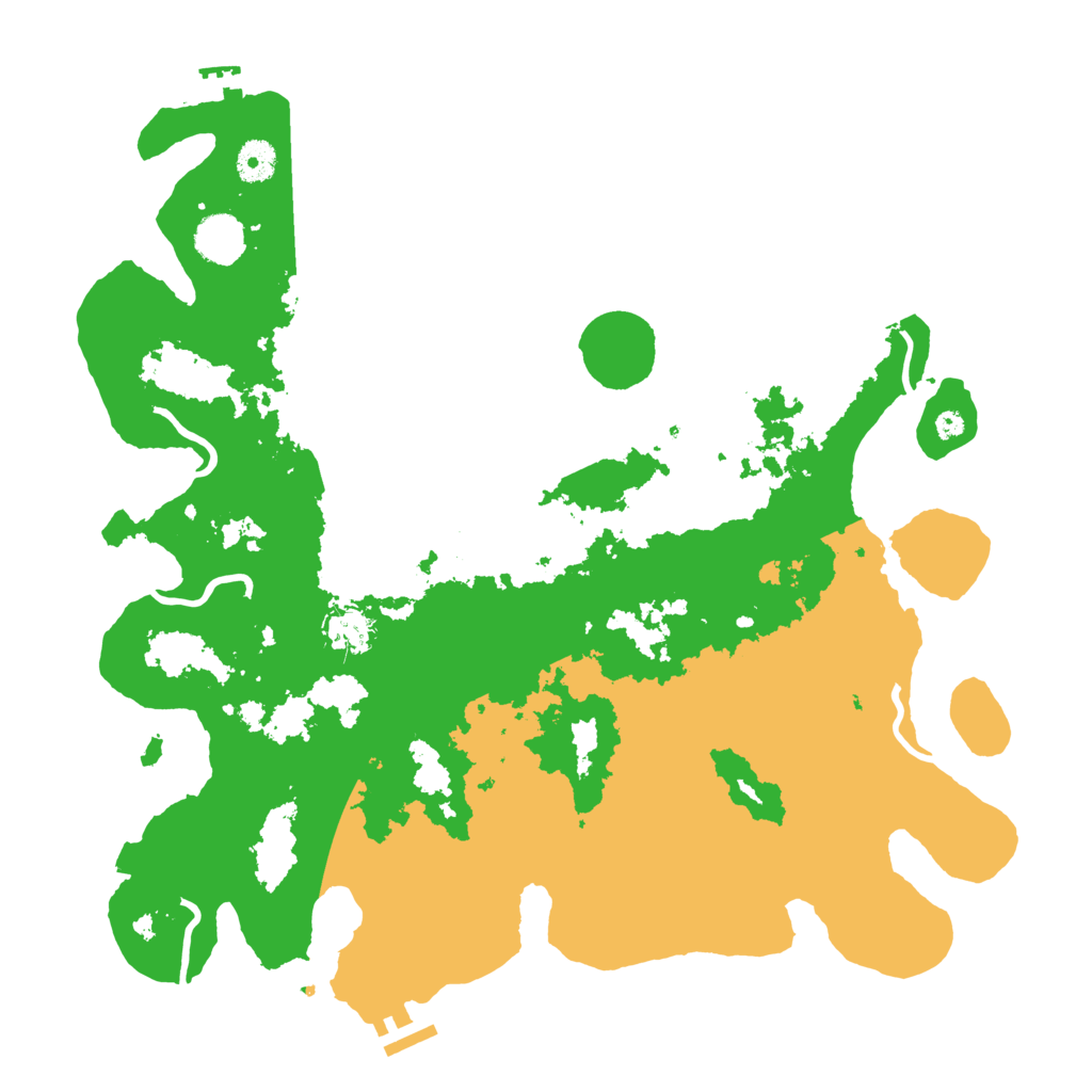 Biome Rust Map: Procedural Map, Size: 4000, Seed: 5313232