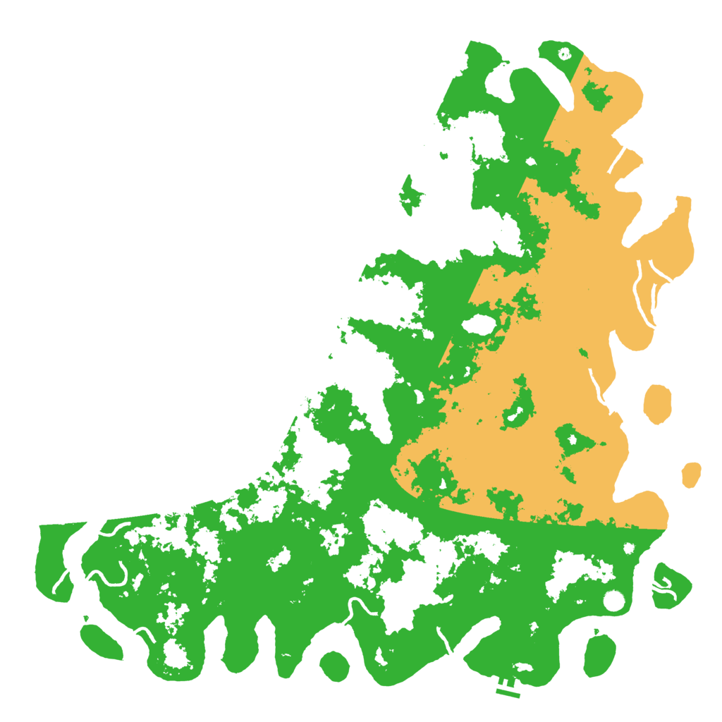 Biome Rust Map: Procedural Map, Size: 6000, Seed: 1431379916