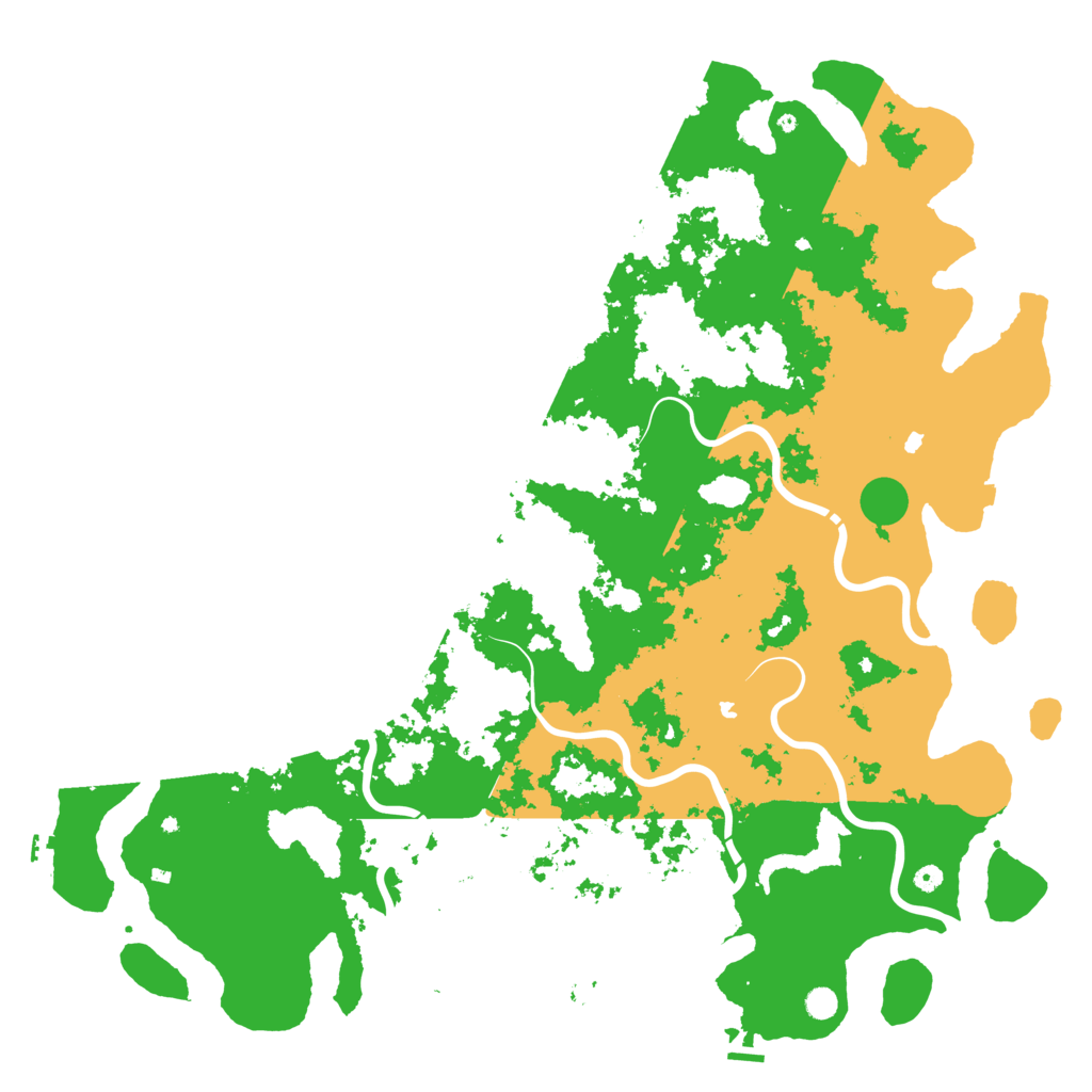 Biome Rust Map: Procedural Map, Size: 6000, Seed: 1431379916