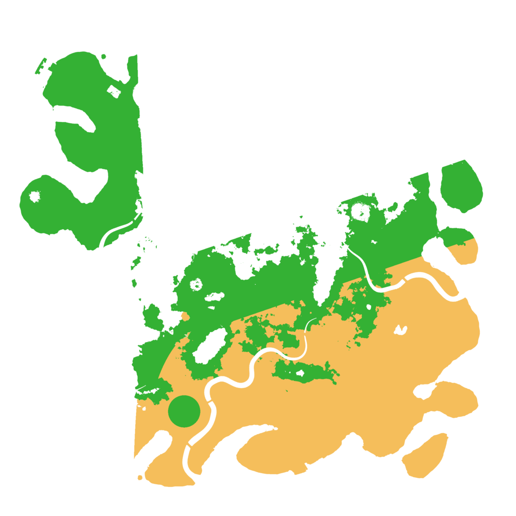 Biome Rust Map: Procedural Map, Size: 4250, Seed: 88