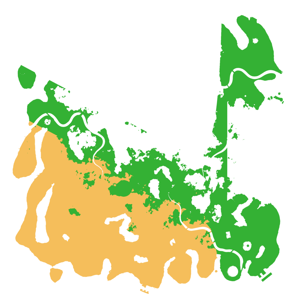 Biome Rust Map: Procedural Map, Size: 5000, Seed: 448335646