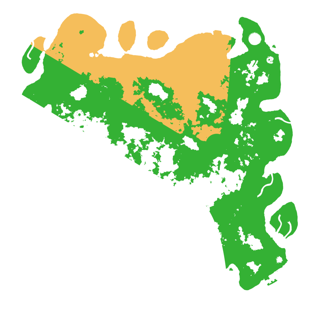 Biome Rust Map: Procedural Map, Size: 4500, Seed: 1999622067