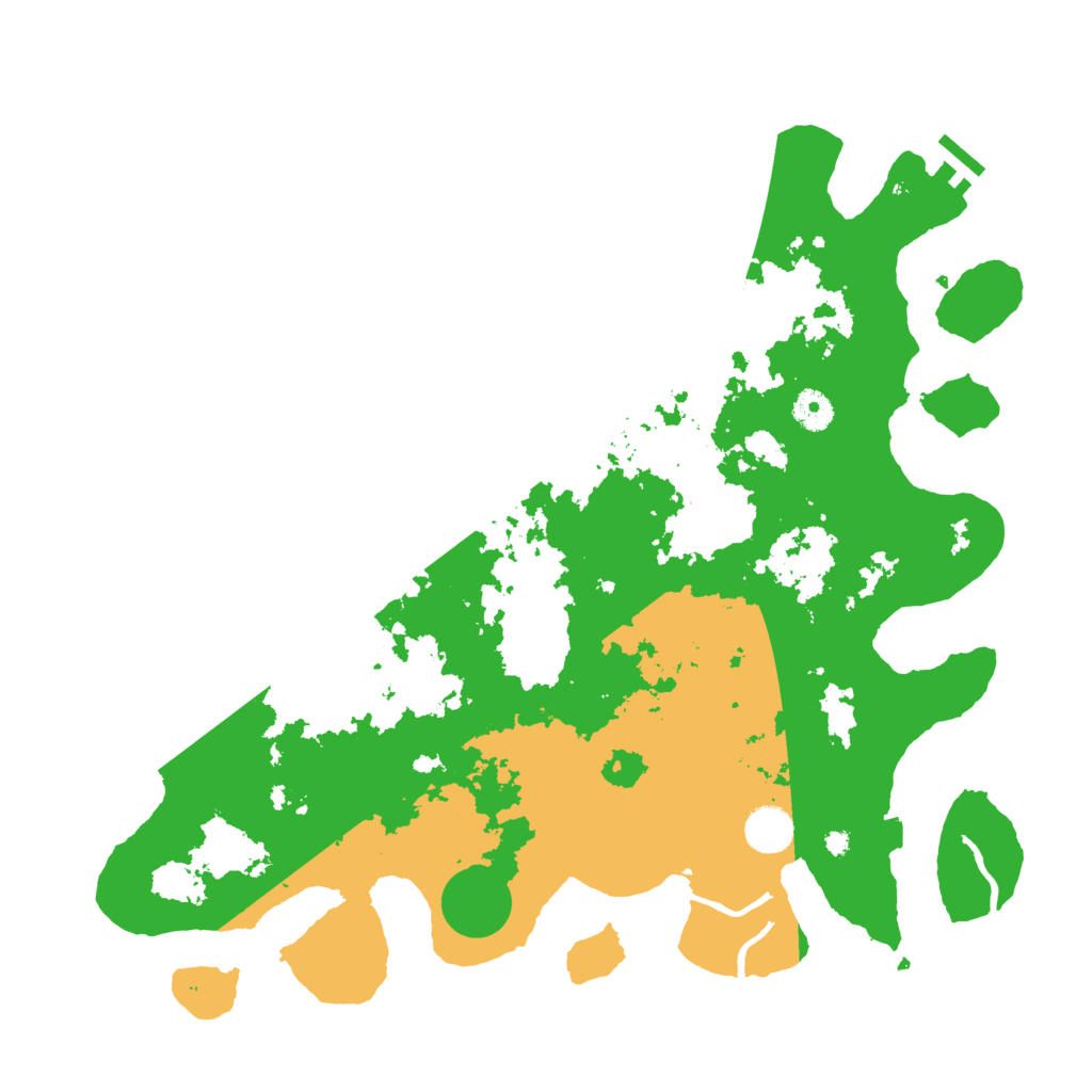 Biome Rust Map: Procedural Map, Size: 4100, Seed: 52087106