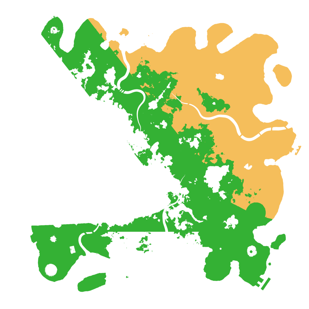Biome Rust Map: Procedural Map, Size: 4500, Seed: 1104461535