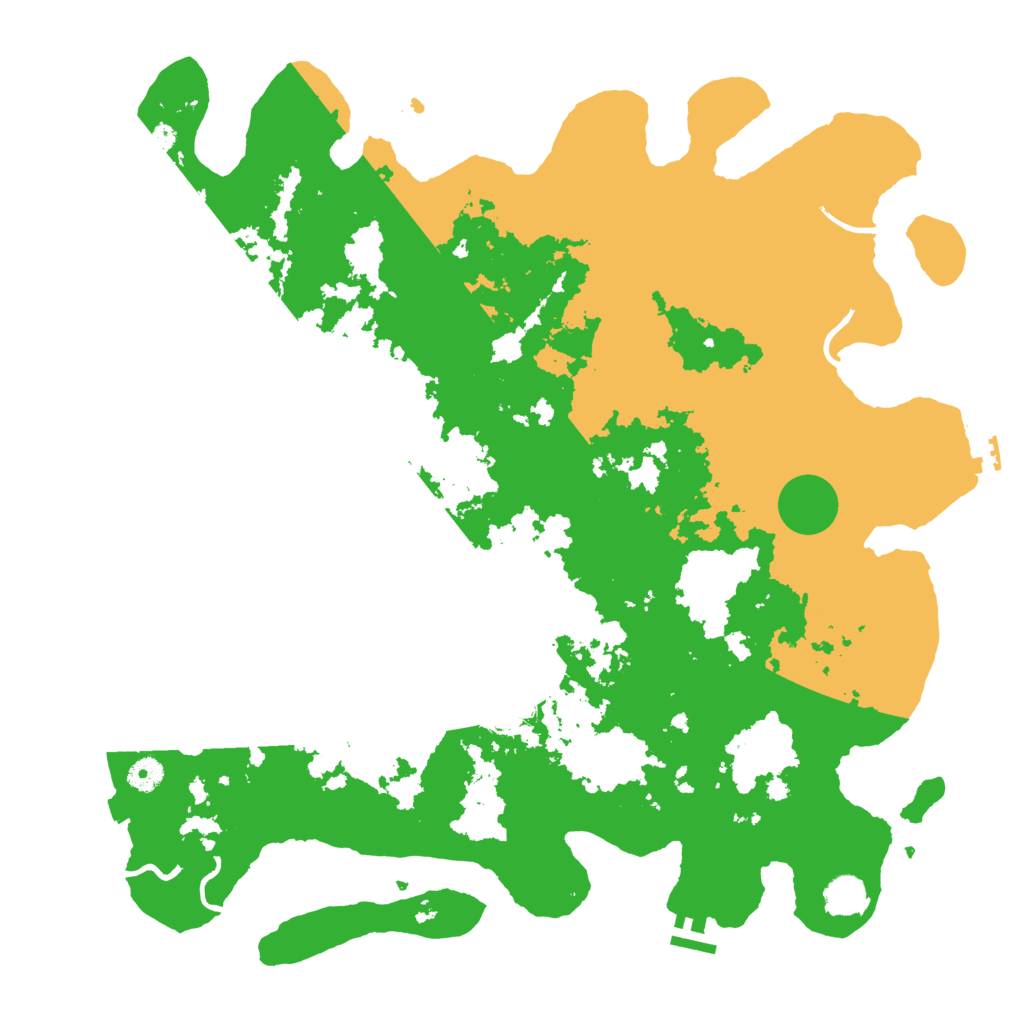 Biome Rust Map: Procedural Map, Size: 4500, Seed: 1104461535