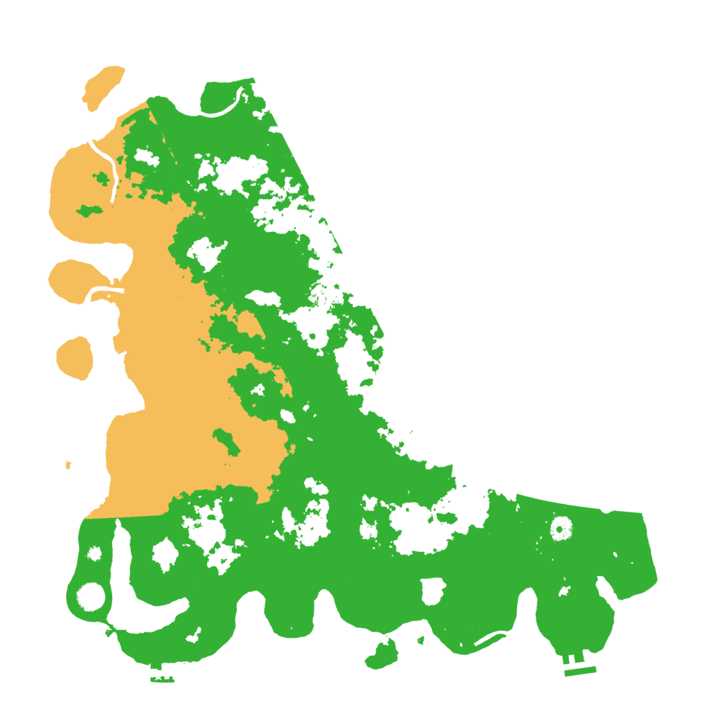 Biome Rust Map: Procedural Map, Size: 4500, Seed: 992519940