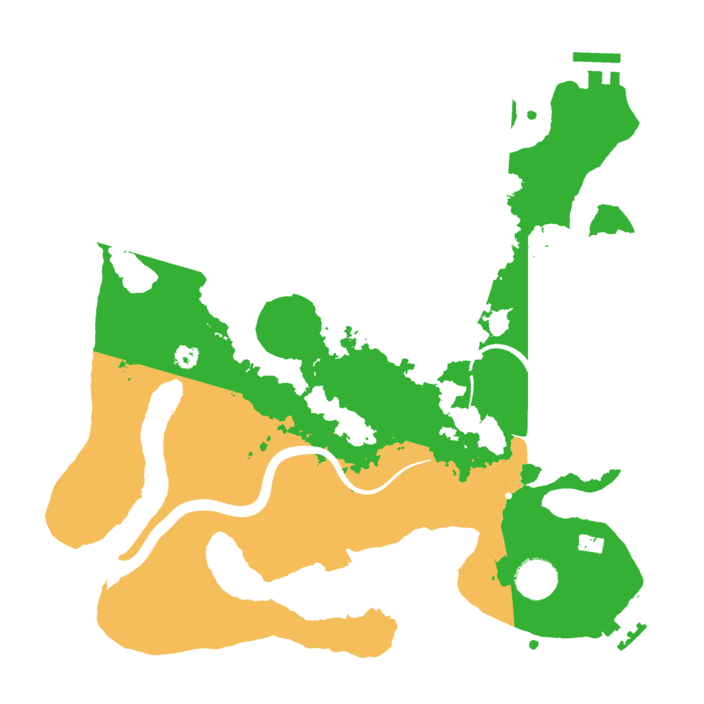 Biome Rust Map: Procedural Map, Size: 3000, Seed: 765345425