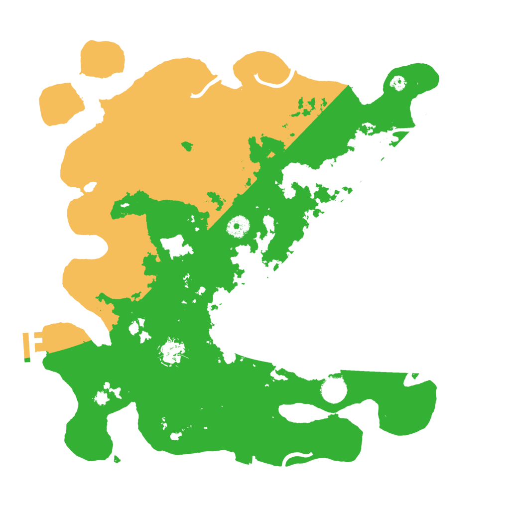 Biome Rust Map: Procedural Map, Size: 3500, Seed: 1608900618