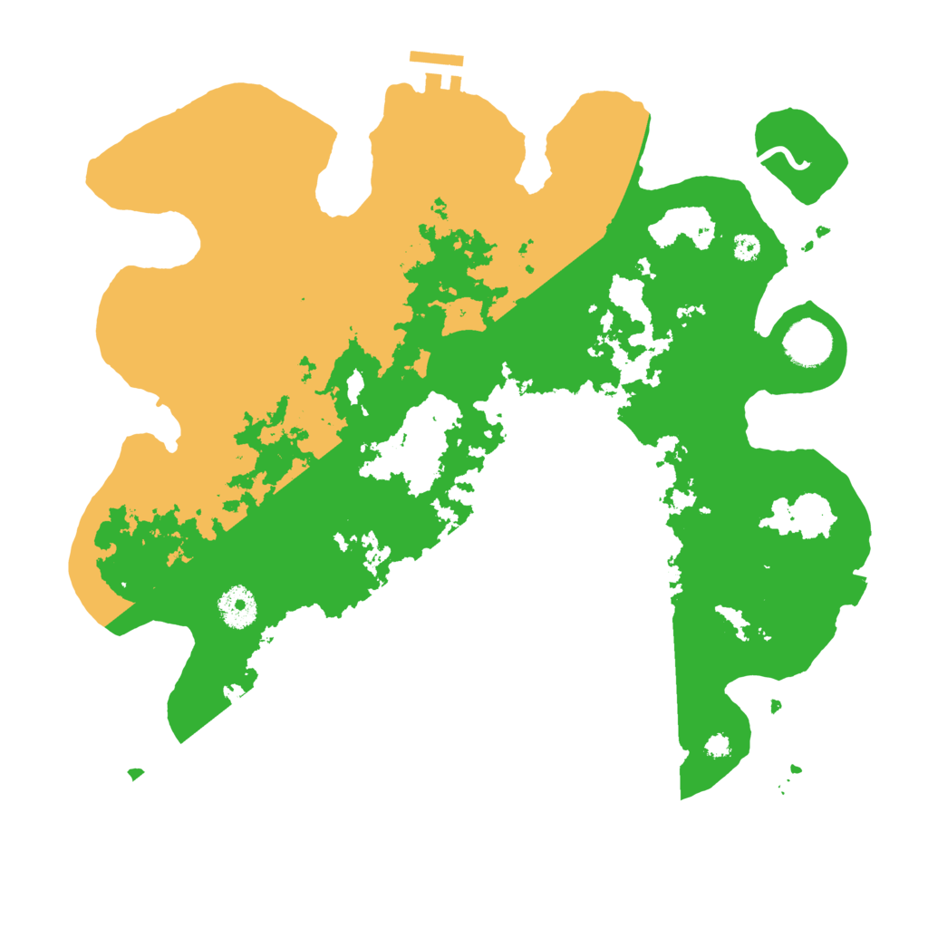 Biome Rust Map: Procedural Map, Size: 3500, Seed: 1246057168