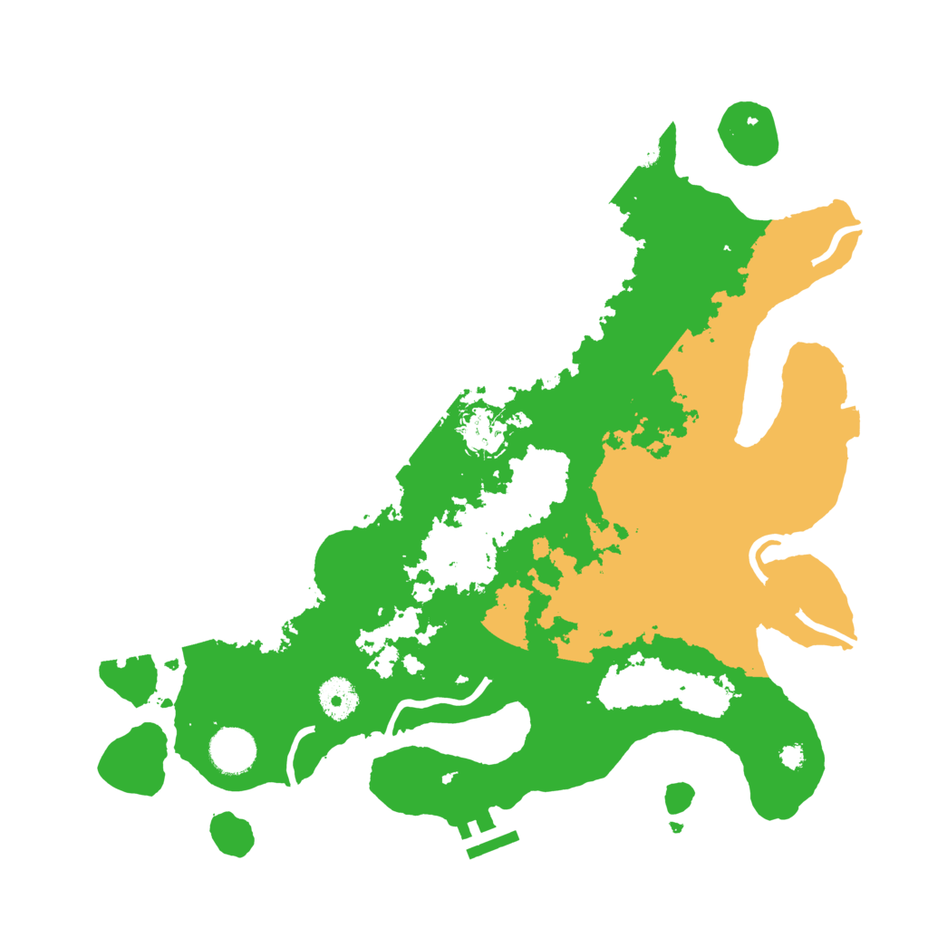 Biome Rust Map: Procedural Map, Size: 3500, Seed: 765245433