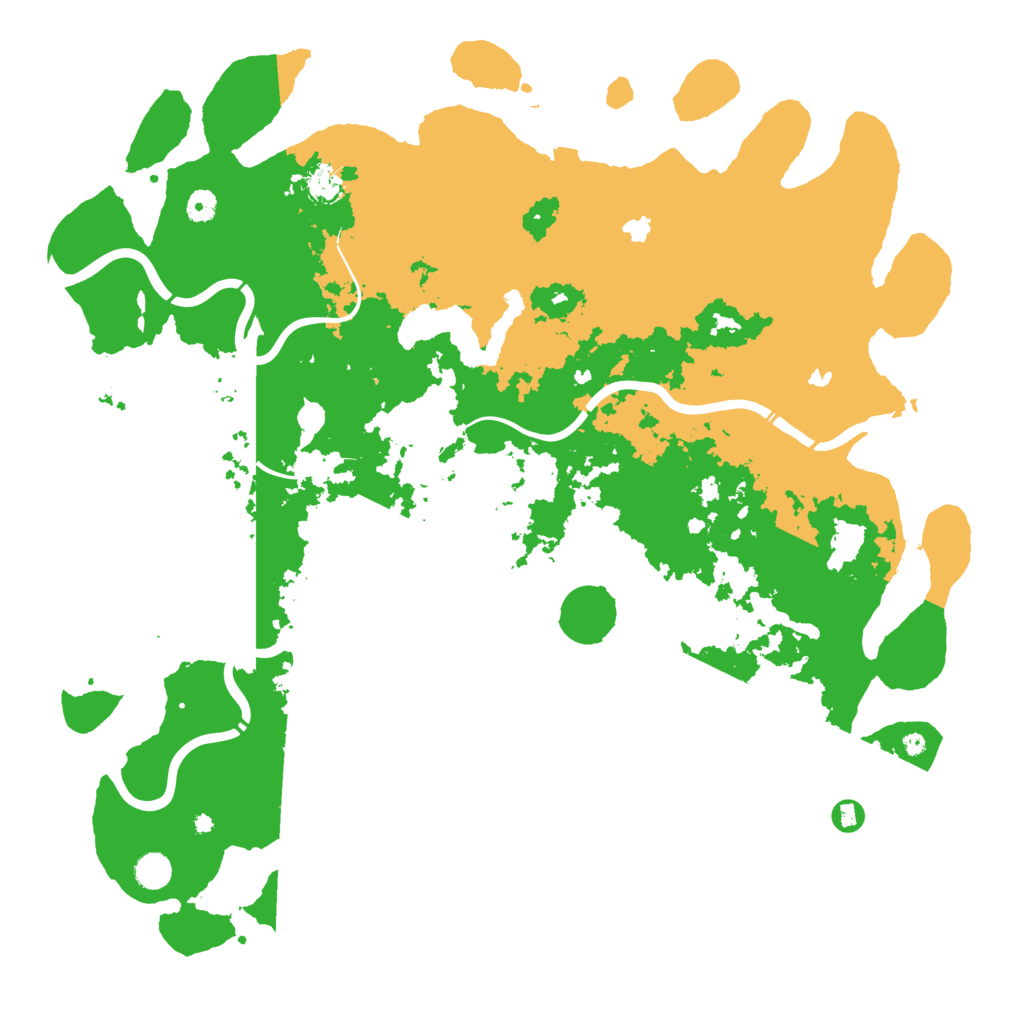Biome Rust Map: Procedural Map, Size: 4899, Seed: 4888