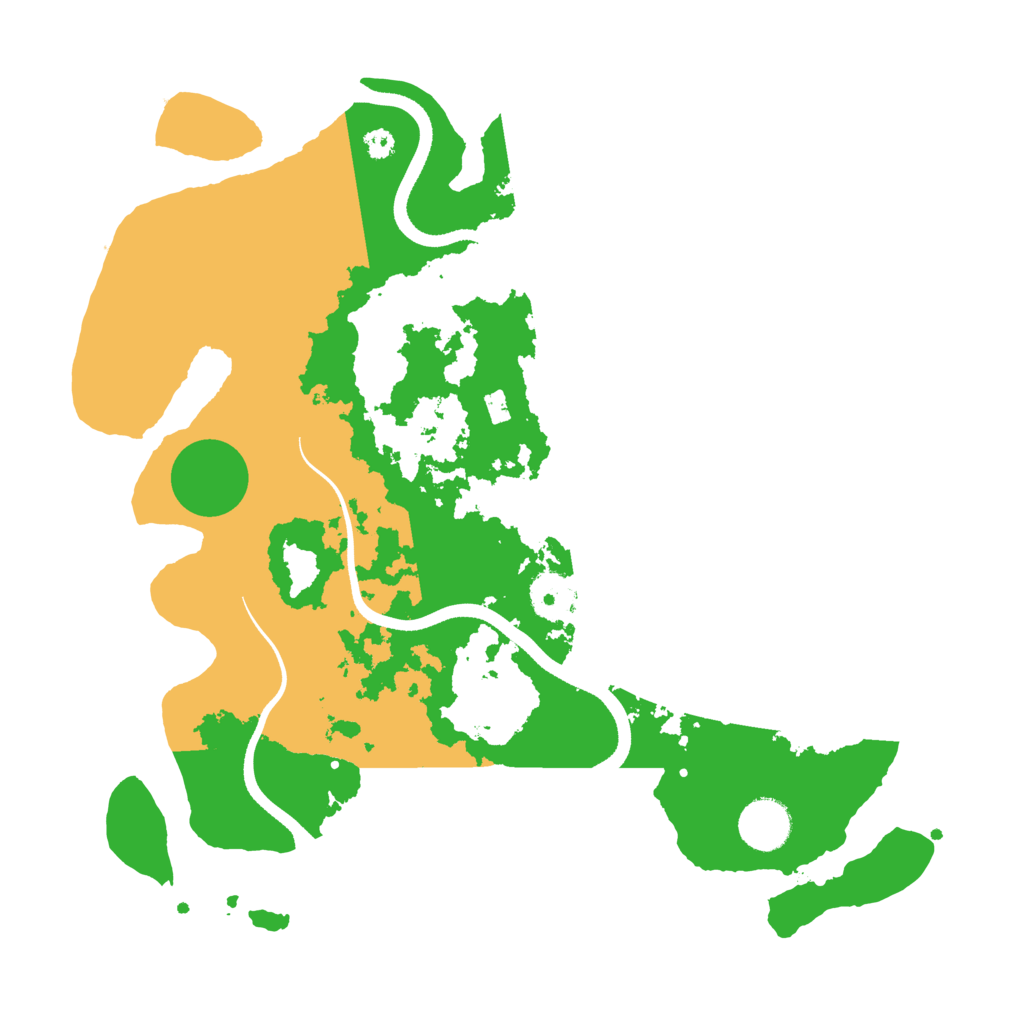 Biome Rust Map: Procedural Map, Size: 3497, Seed: 87675