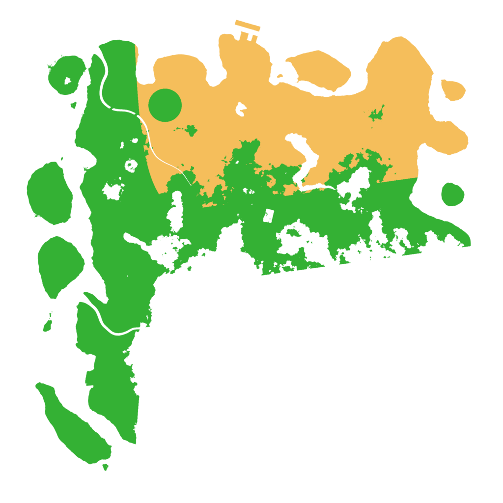 Biome Rust Map: Procedural Map, Size: 4000, Seed: 1759745996