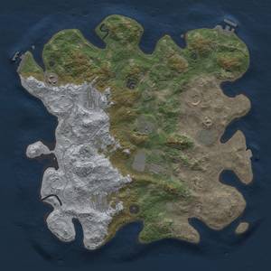 Thumbnail Rust Map: Procedural Map, Size: 4000, Seed: 936346565, 18 Monuments