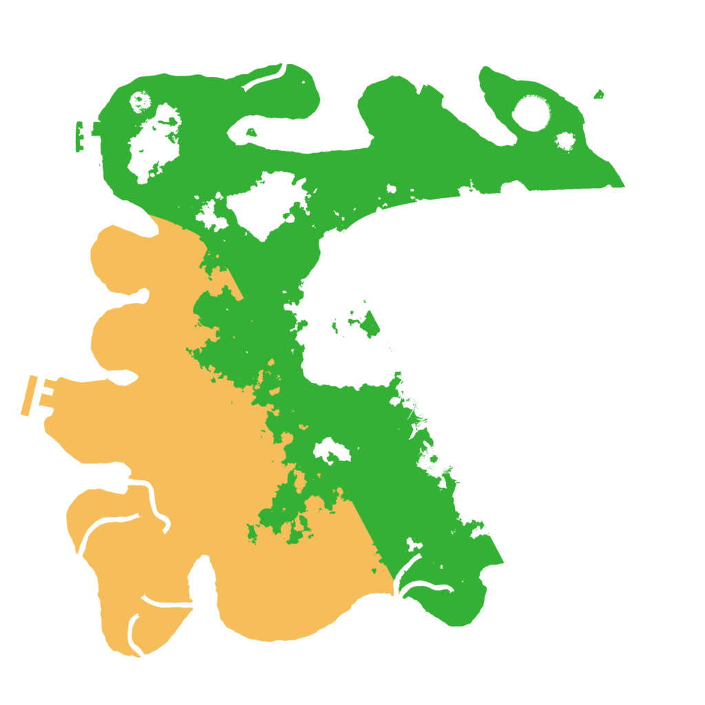 Biome Rust Map: Procedural Map, Size: 3500, Seed: 20240712