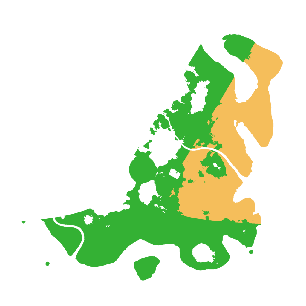 Biome Rust Map: Procedural Map, Size: 3000, Seed: 301817017