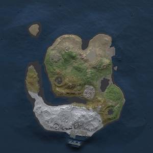 Thumbnail Rust Map: Procedural Map, Size: 2000, Seed: 286125709, 7 Monuments