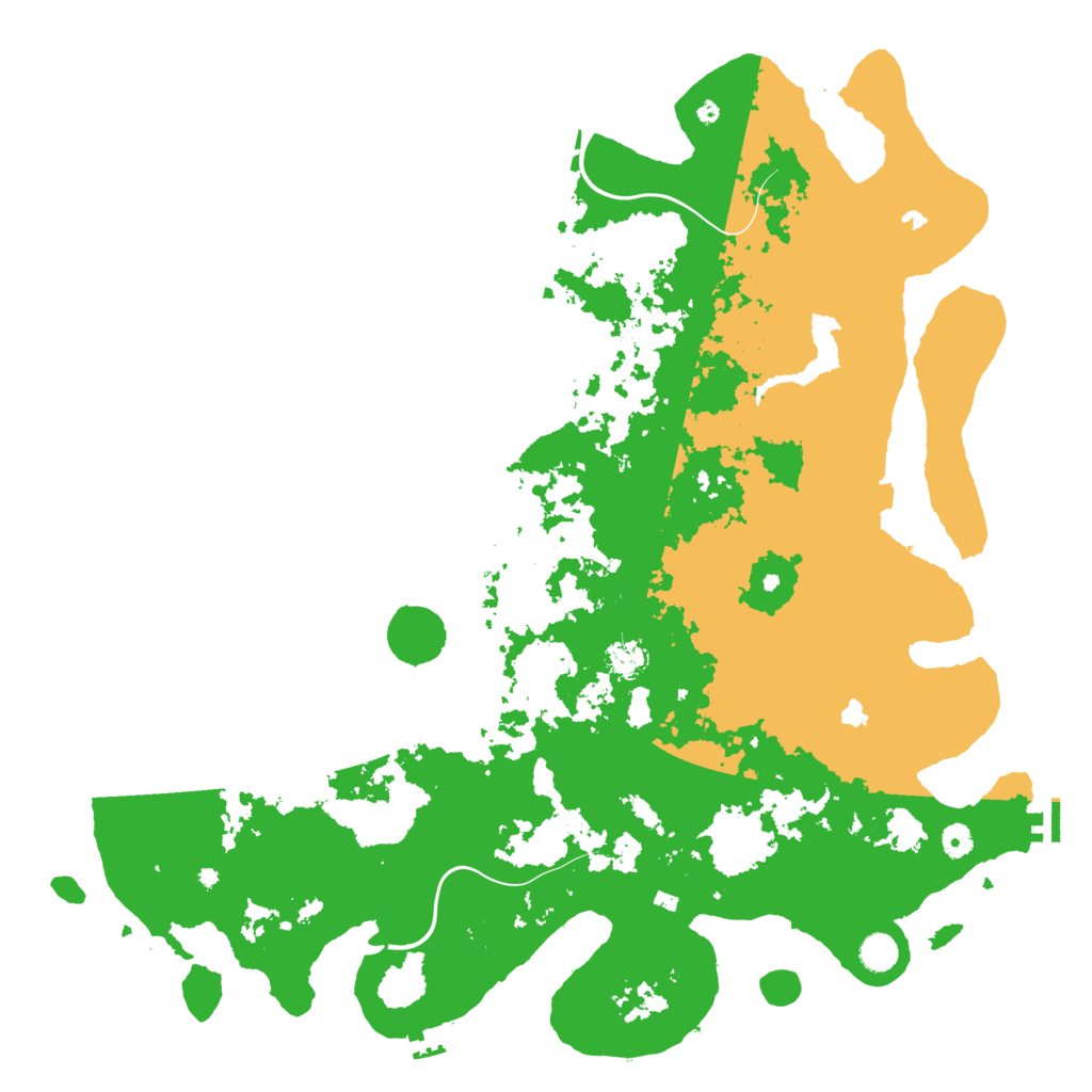 Biome Rust Map: Procedural Map, Size: 5000, Seed: 1670620011