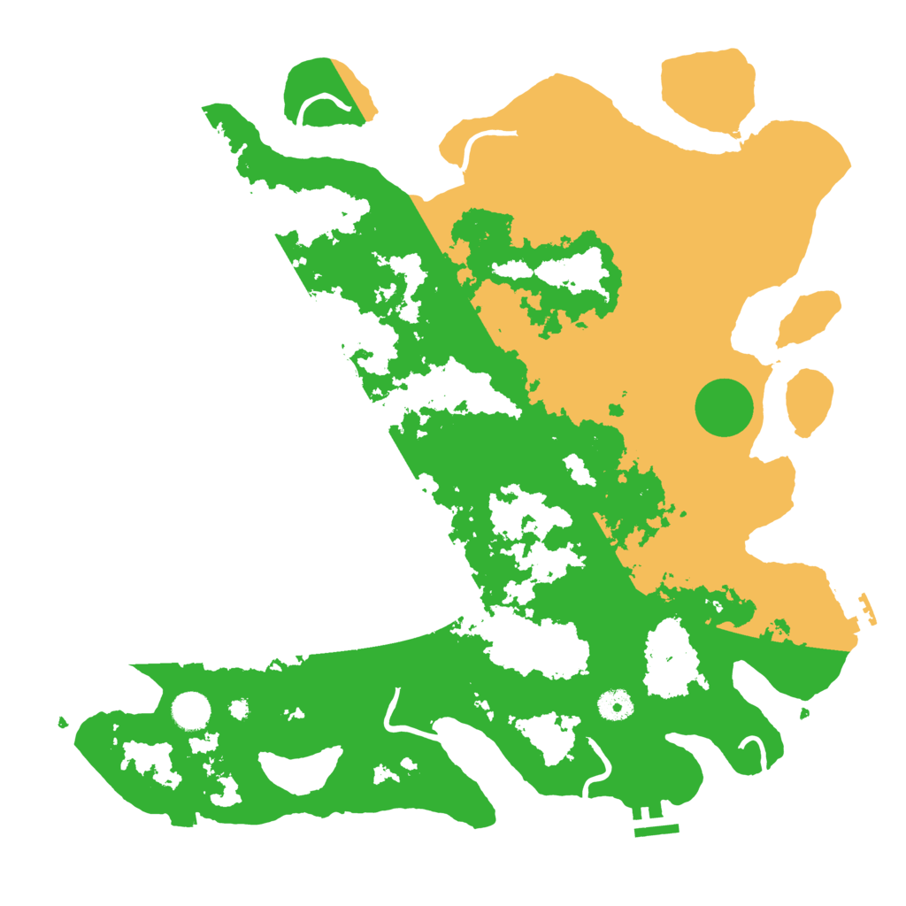 Biome Rust Map: Procedural Map, Size: 4100, Seed: 1733235606