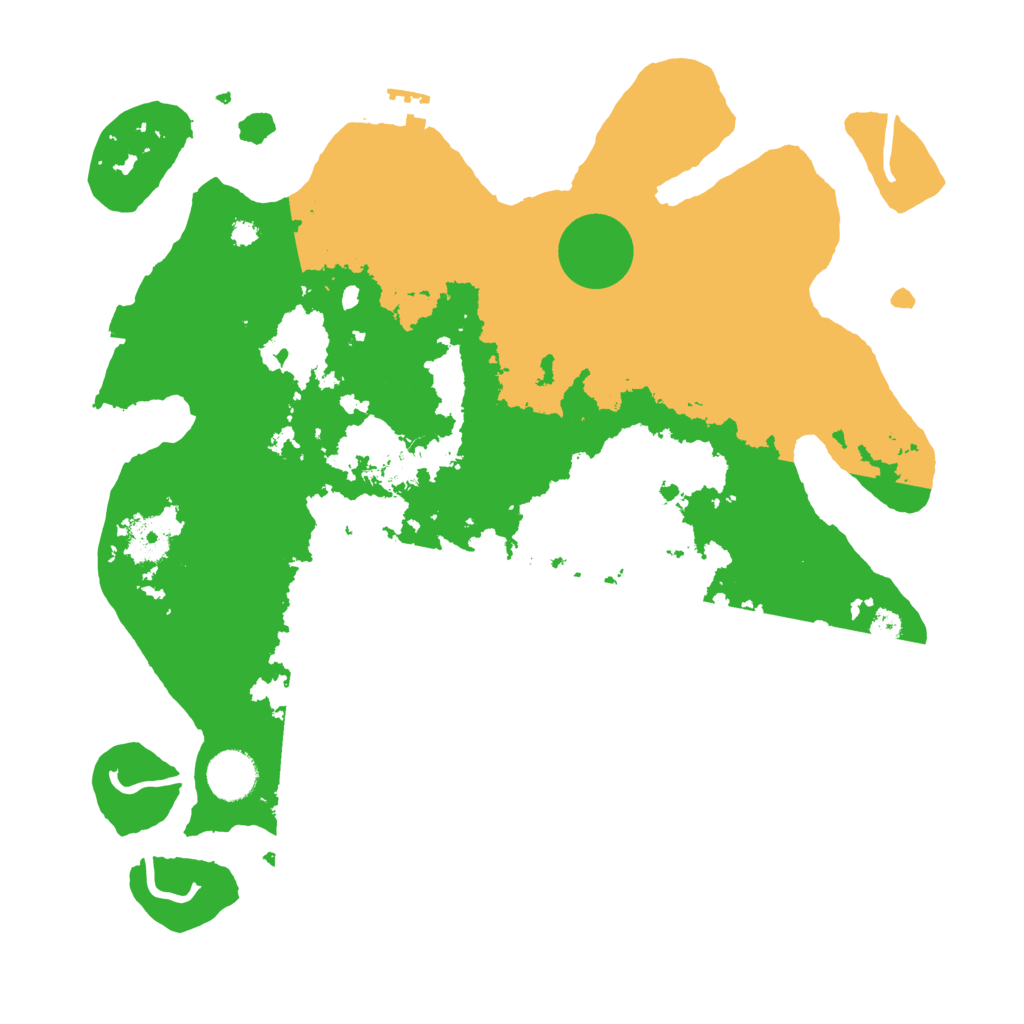 Biome Rust Map: Procedural Map, Size: 3600, Seed: 120724