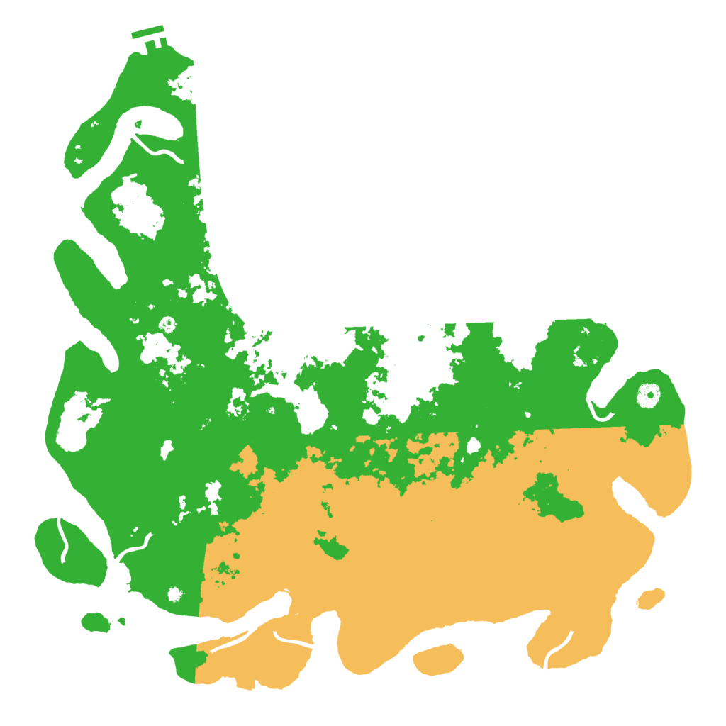 Biome Rust Map: Procedural Map, Size: 4500, Seed: 875028085