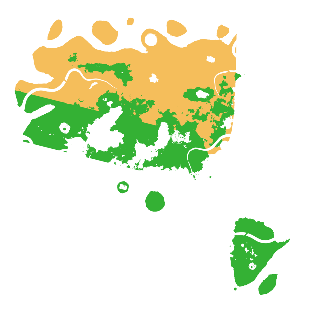 Biome Rust Map: Procedural Map, Size: 4500, Seed: 923254399