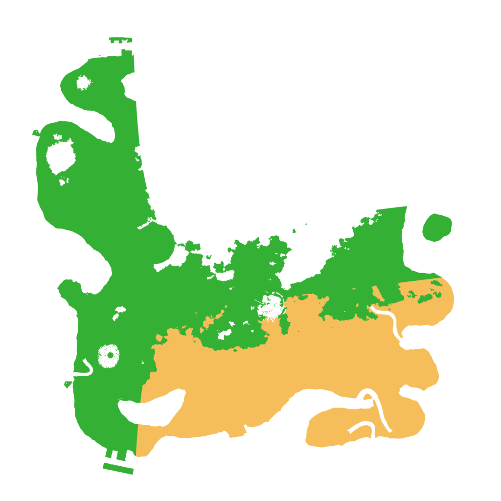 Biome Rust Map: Procedural Map, Size: 3316, Seed: 4517086